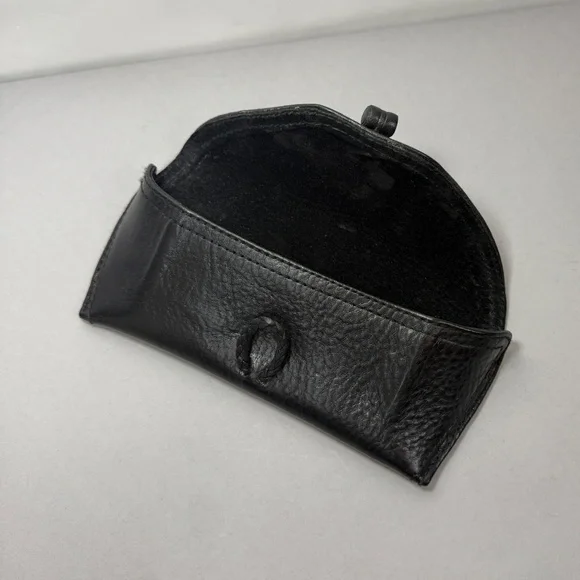 FRYE Black Leather Sunglass Case - Picture 3 of 7